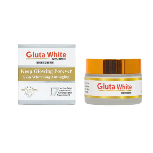 Gluta White Cream for Face Whitening & Brightening with Free serum