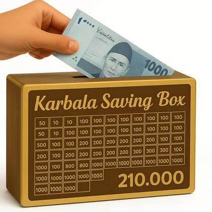 Umrah Saving Box  - 280 Days Savings Plan - Islamic Halal Money Jar for Hajj & Umrah